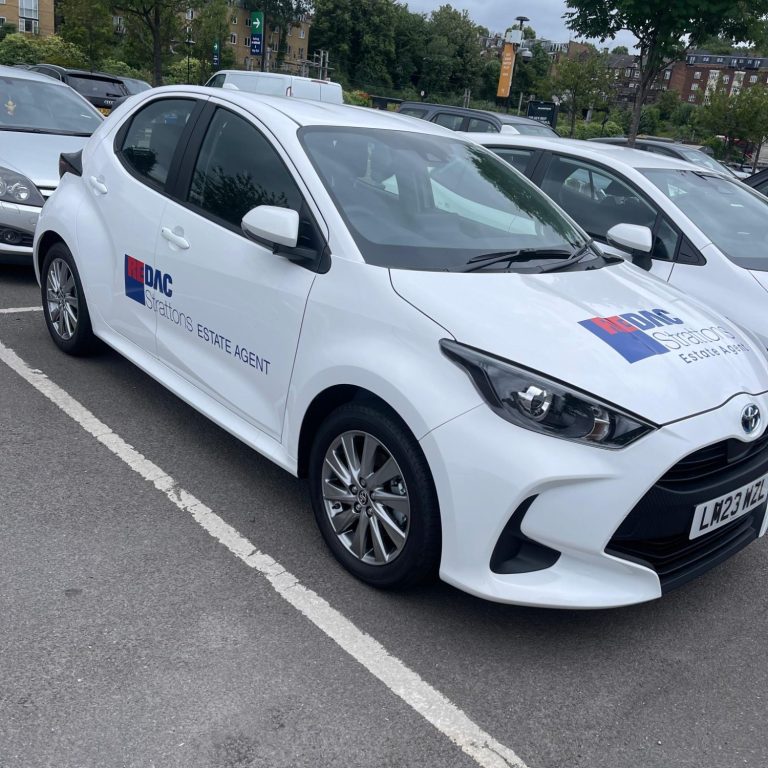 Vehicle branding and wrapping | The Vinyl Bay Vinyl graphic vehicle branding for Statton estate agents.